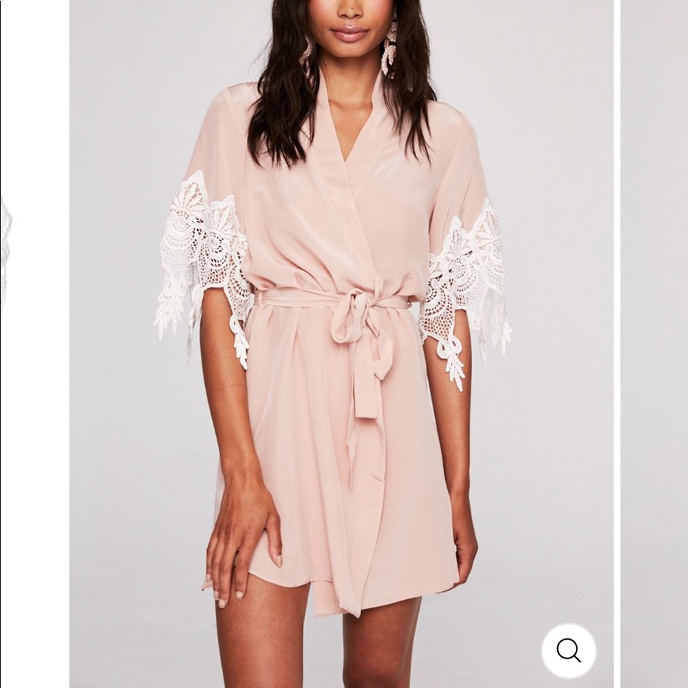 Stone cold fox silk robe